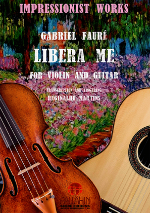 Book cover for LIBERA ME - GABRIEL FAURÉ - FOR VIOLIN AND GUITAR