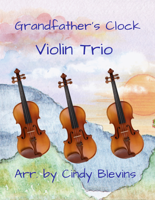 Book cover for Grandfather's Clock, for Violin Trio