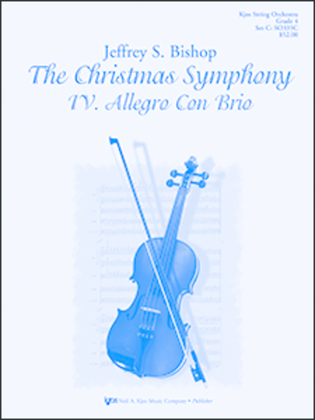 Book cover for The Christmas Symphony, IV: Allegro con brio