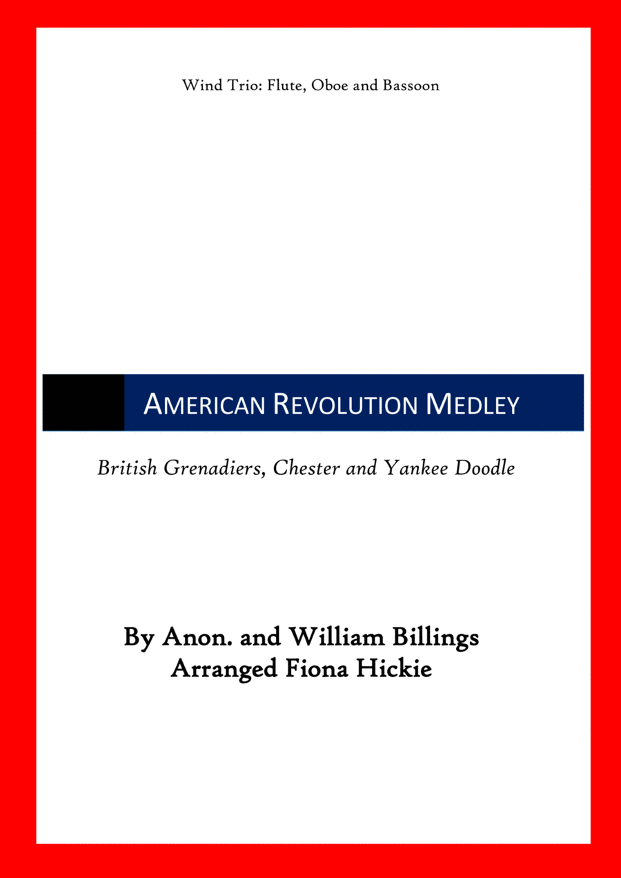 American Revolution Medley Woodwind Trio scores gallery preview page 1