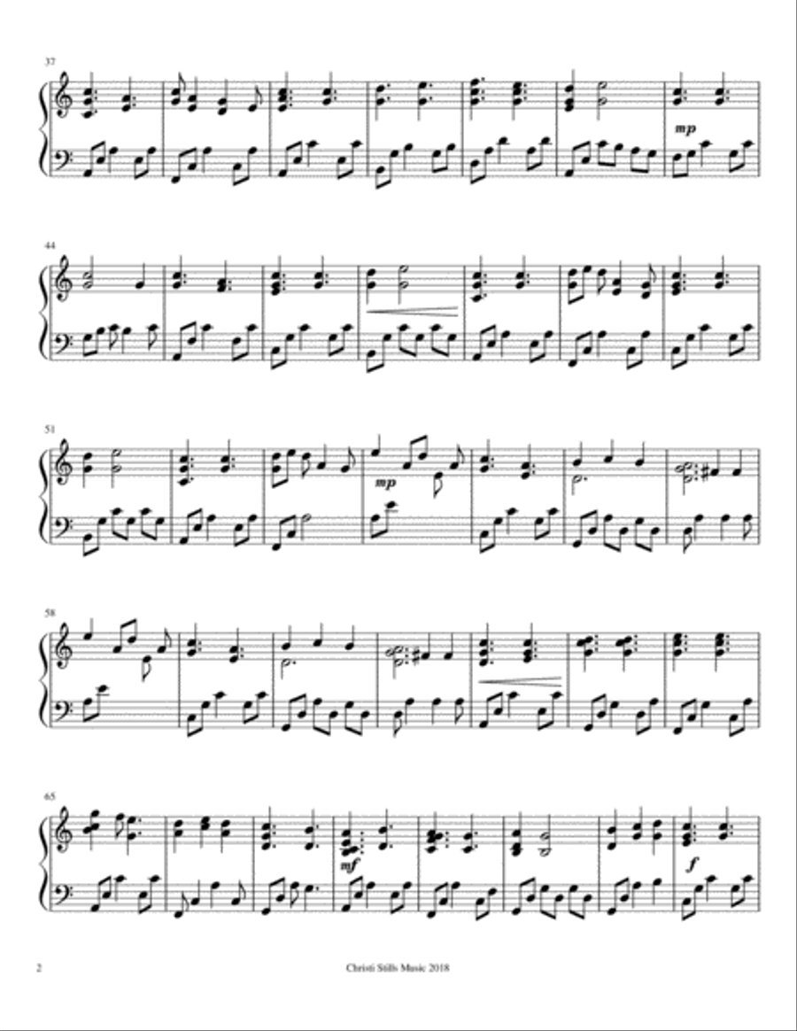 We Three Kings (Piano Solo) Piano Solo scores gallery preview page 2