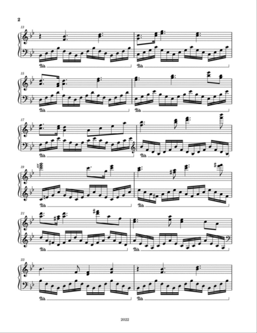 Piano Solo No. 1762 Piano Solo scores gallery preview page 2