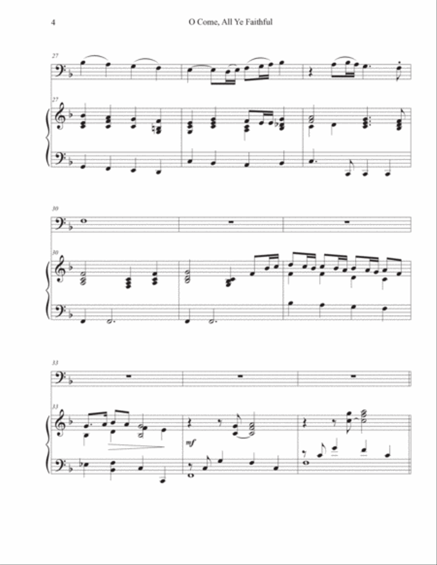 Christmas Cello (Volume 3) Piano scores gallery preview page 5