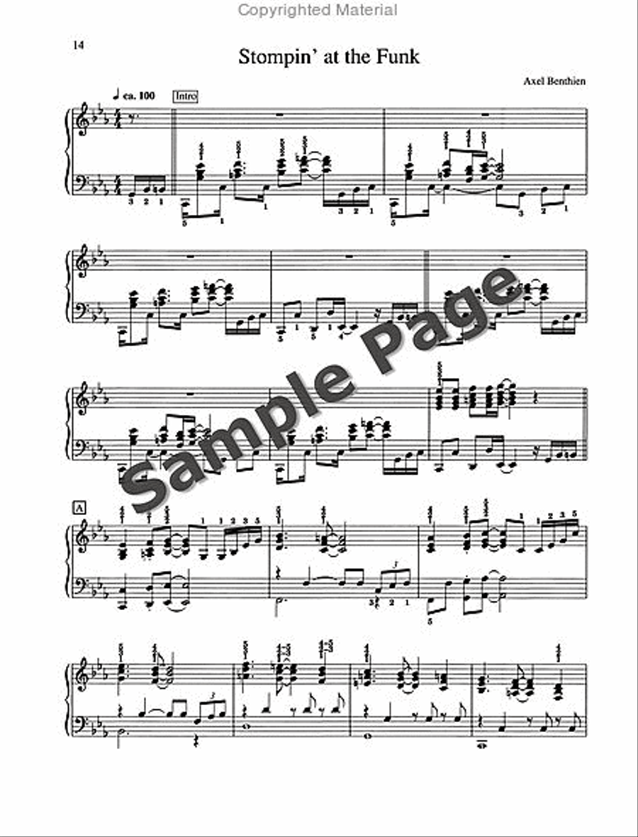 Keyboard On Stage Piano/cassette Piano scores gallery preview page 15