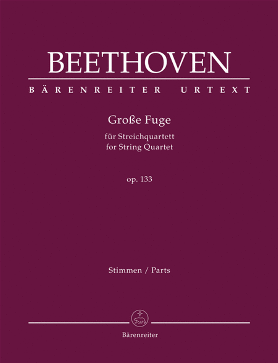 Große Fuge for String Quartet, op. 133 String Quartet scores gallery preview page 1