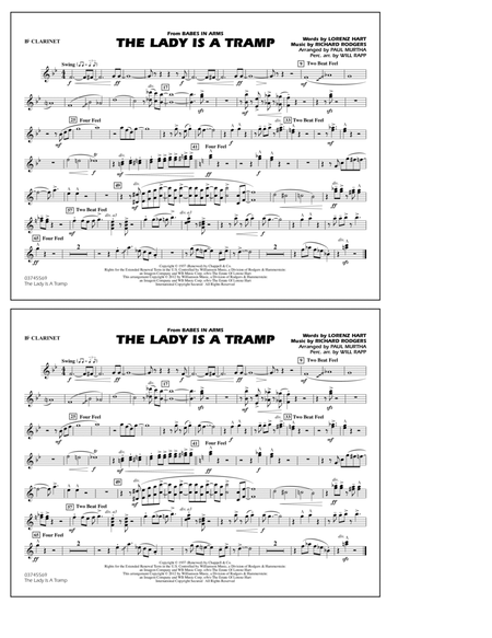 The Lady Is A Tramp - Bb Clarinet