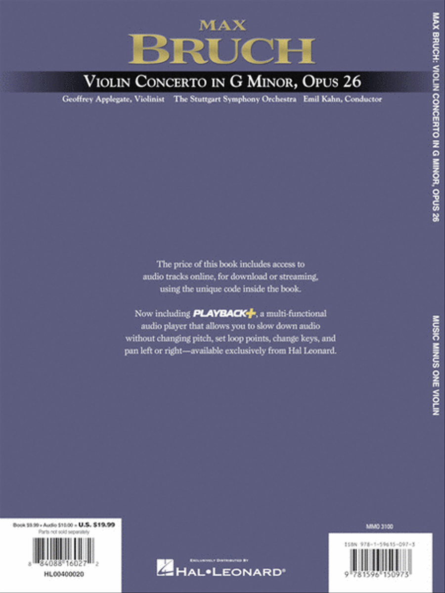 BRUCH Violin Concerto No. 1 in G minor, op. 25 Violin Solo scores gallery preview page 6