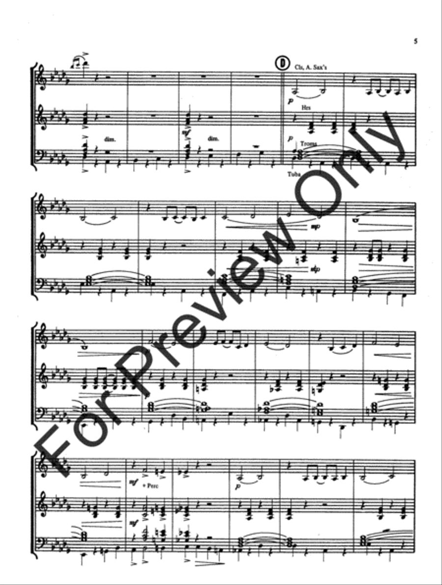 Tour De Force Tour De Force Concert Band scores gallery preview page 7