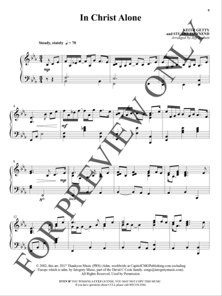 Spirit Lead Me - Piano Folio Piano Solo scores gallery preview page 10