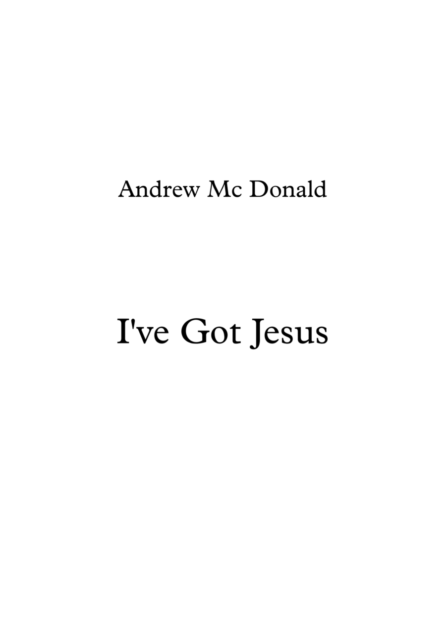 I've Got Jesus Voice scores gallery preview page 1