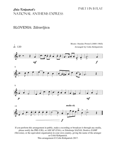 Slovenia National Anthem: Zdravljica image number null