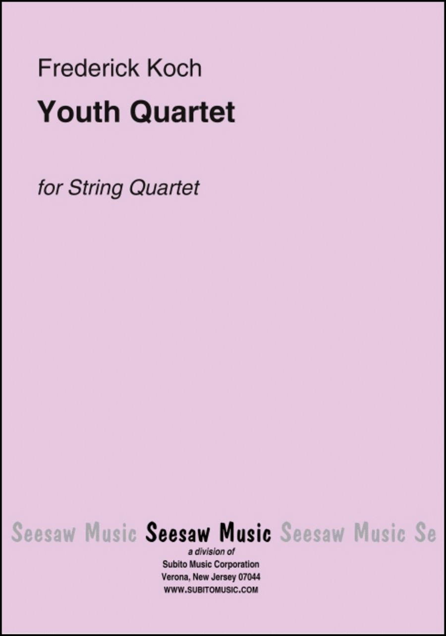 Youth Quartet Set of Parts scores gallery preview page 1