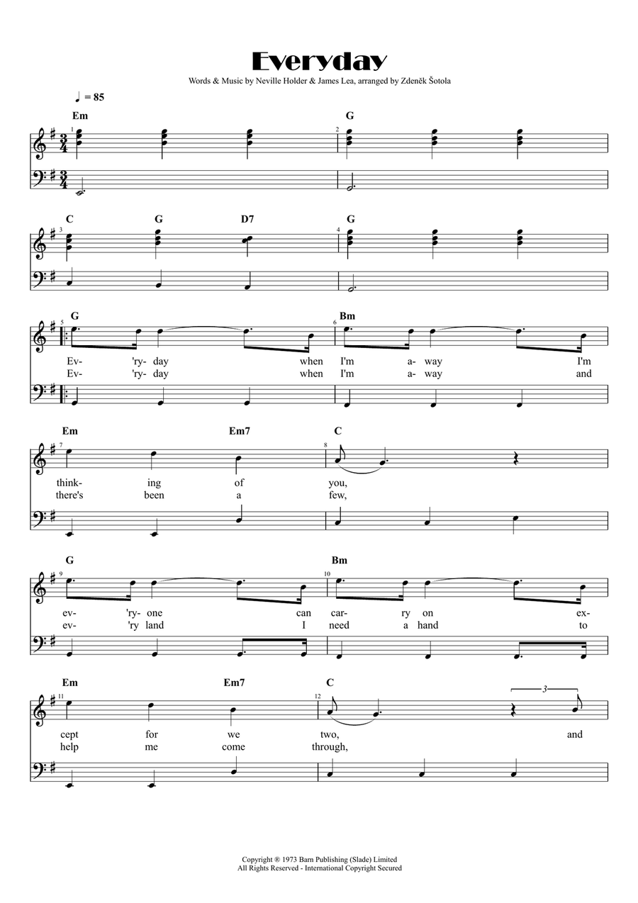Everyday Piano Solo scores gallery preview page 2