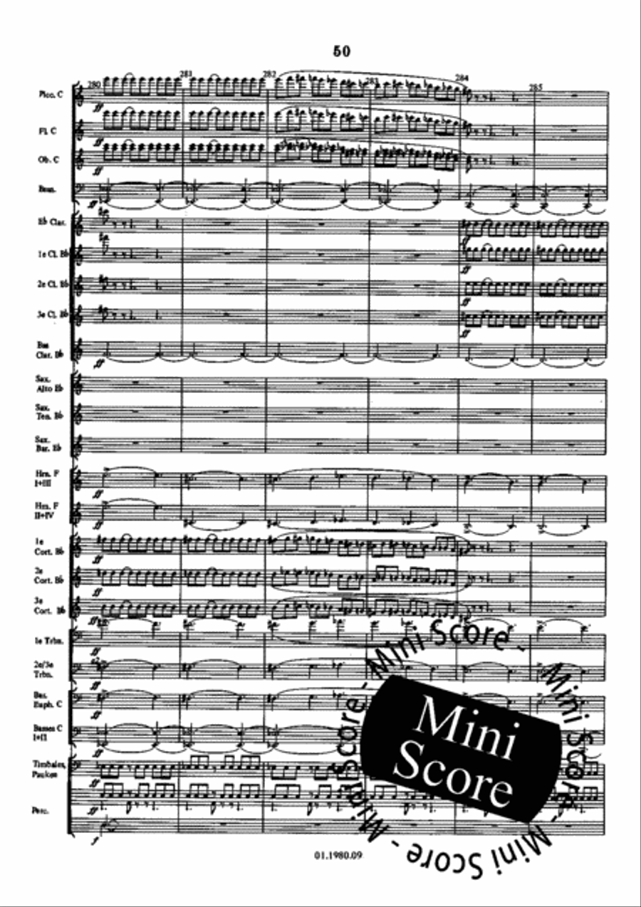 Dynamic Ouverture Concert Band scores gallery preview page 54