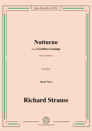 Richard Strauss-Notturno,in g minor,Op.44 No.1
