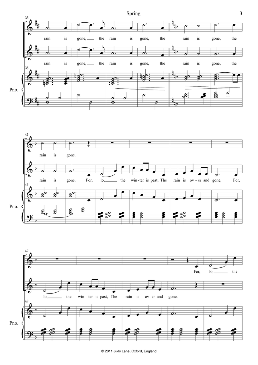 Earth, Sea & Sky - A song book of famous words High Voice scores gallery preview page 5