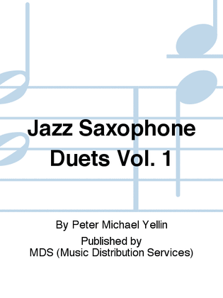 Book cover for Jazz Saxophone Duets Vol. 1