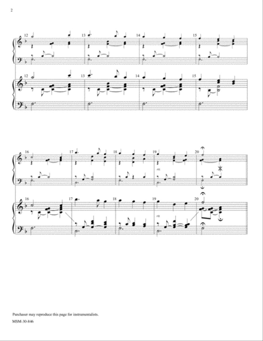 Away in a Manger Away in a Manger Choir scores gallery preview page 2