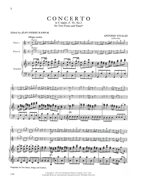 Concerto In C Major, Rv 533