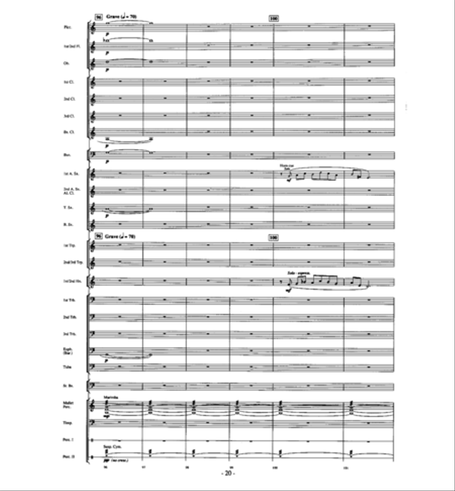 Agua's Whelm Concert Band scores gallery preview page 19