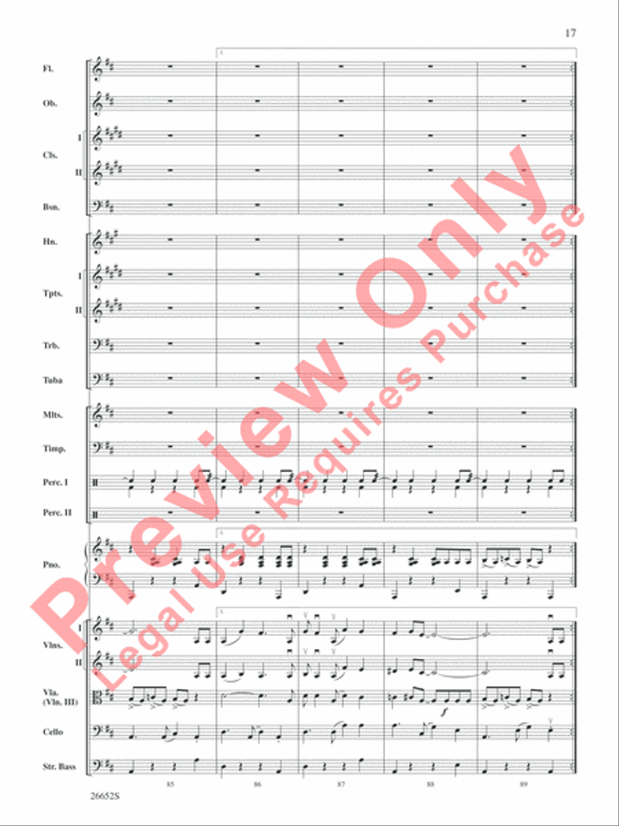 Leroy Anderson Favorites Leroy Anderson Favorites Full Orchestra scores gallery preview page 18
