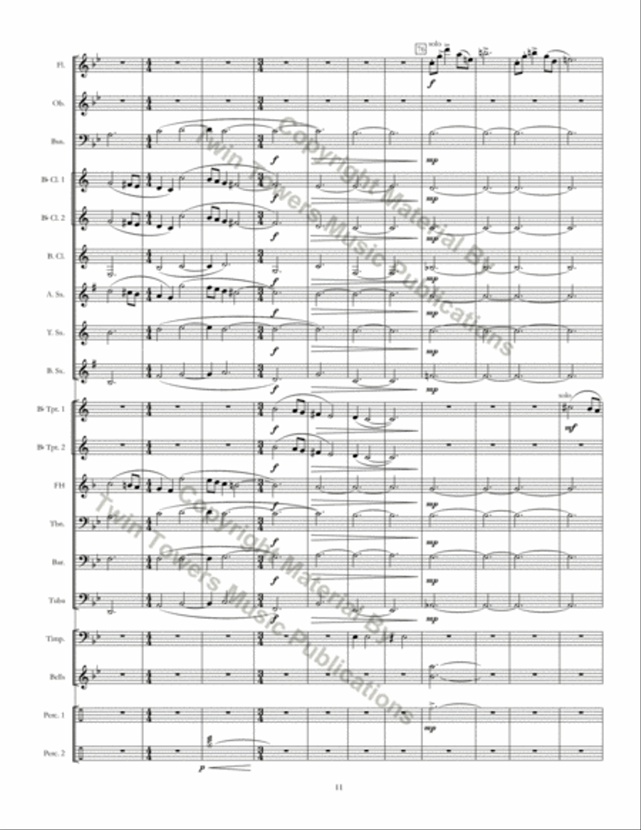 Memento Concert Band scores gallery preview page 12