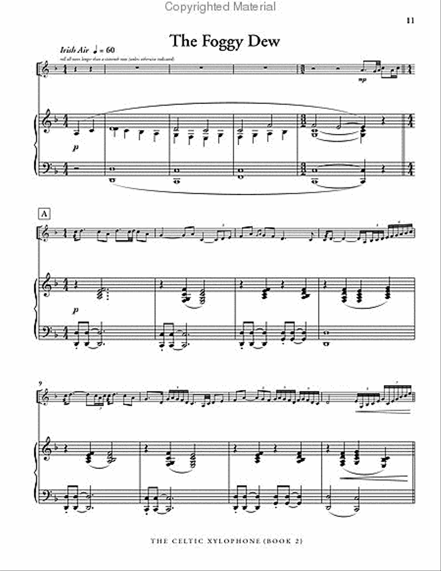 Celtic Xylophone, Book 2 (piano reduction) Percussion Ensemble scores gallery preview page 4