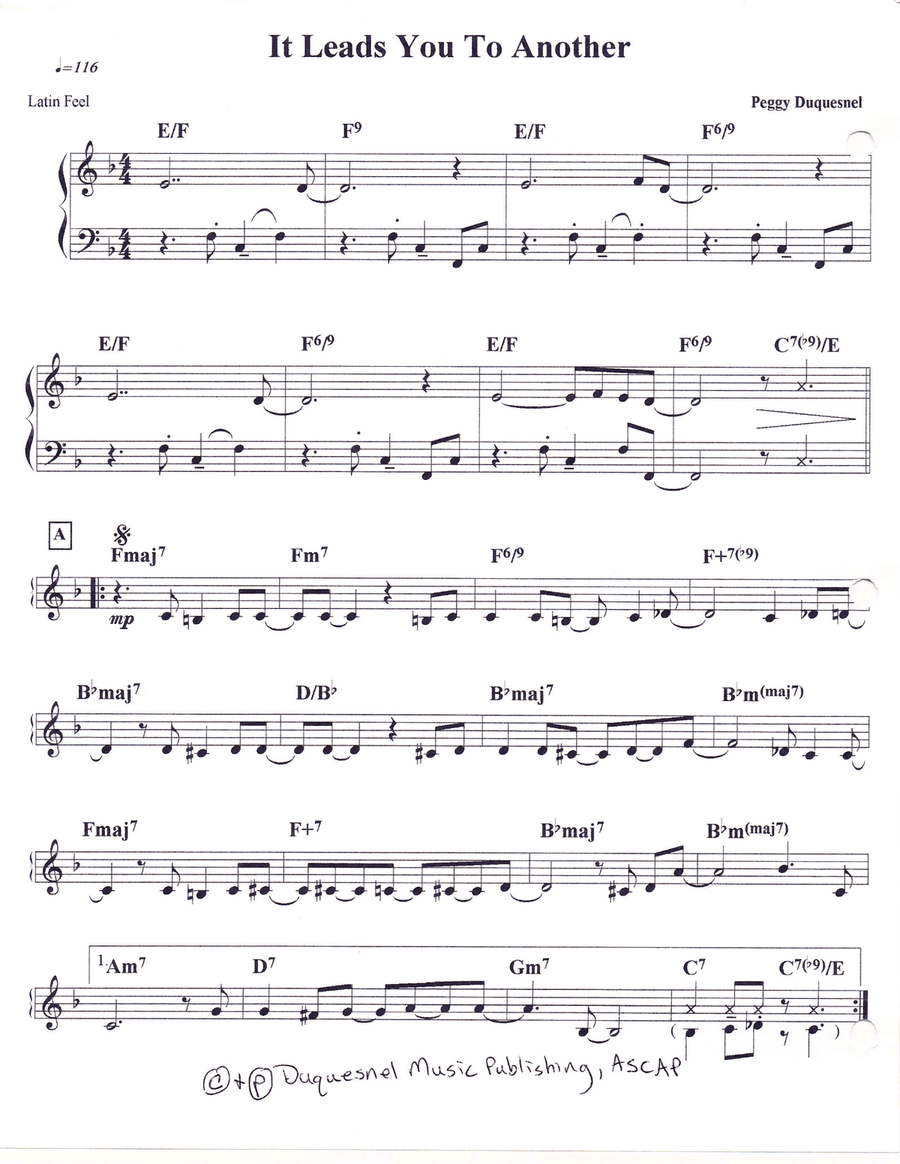 It Leads You To Another Jazz Ensemble scores gallery preview page 1