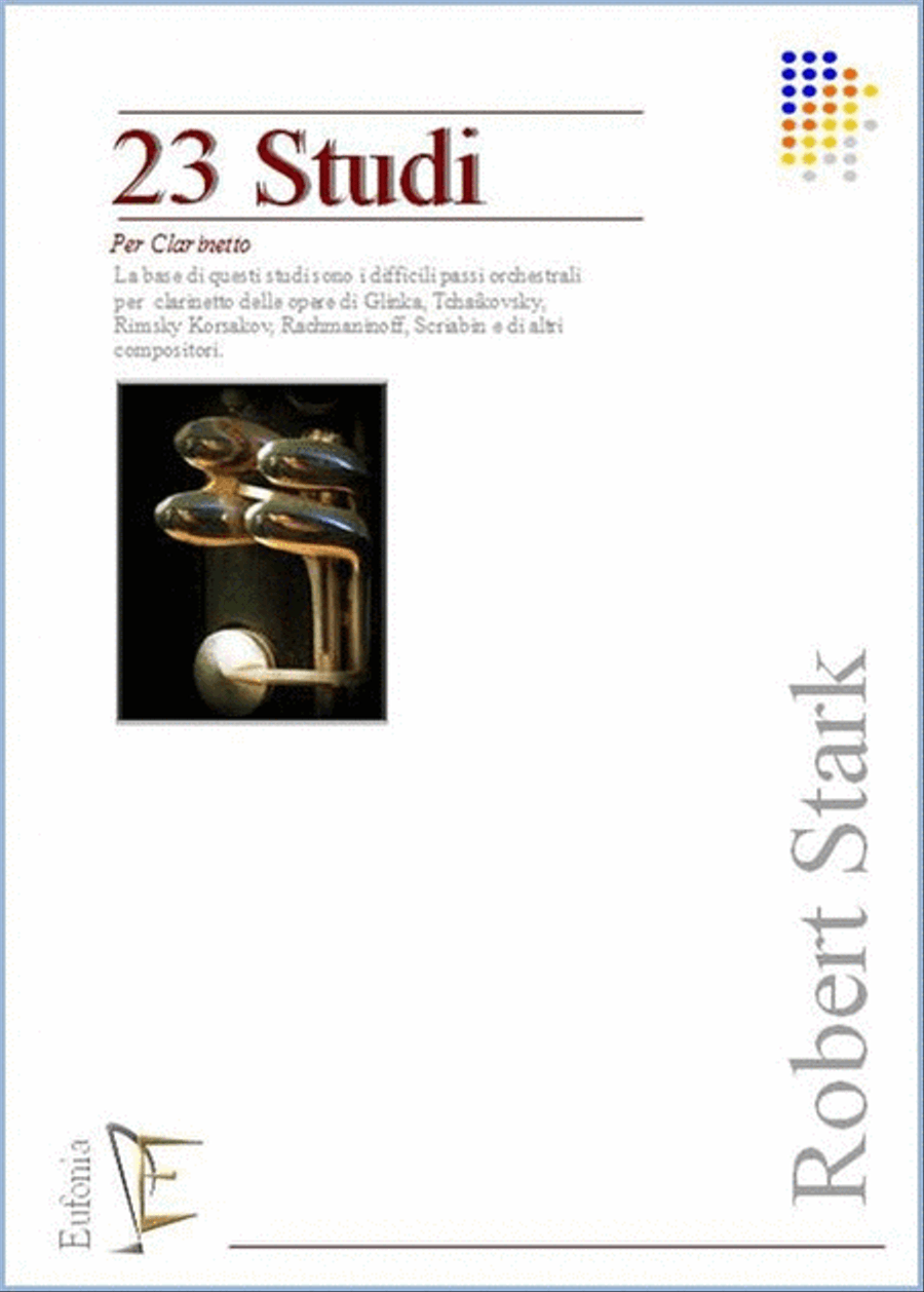 24 Studi Clarinet Solo scores gallery preview page 1