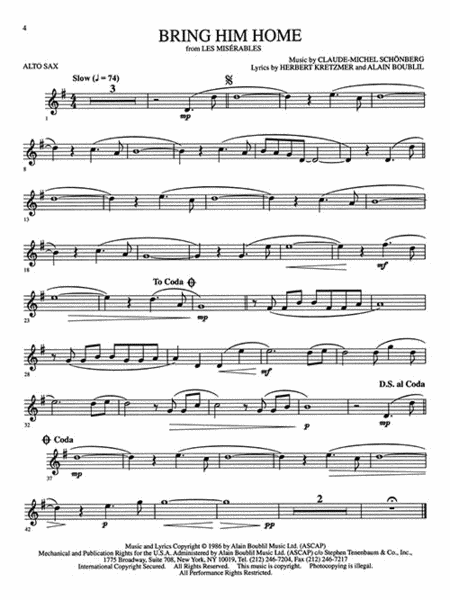 Ballads (Alto Saxophone) image number null