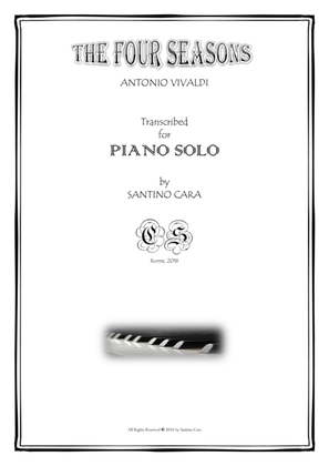 Book cover for Vivaldi - The Four Seasons for Piano - Complete