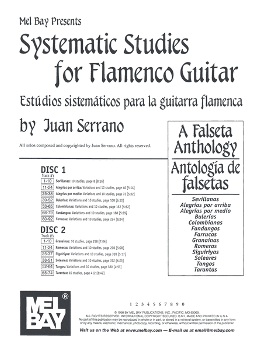 Systematic Studies for Flamenco Guitar Acoustic Guitar scores gallery preview page 3