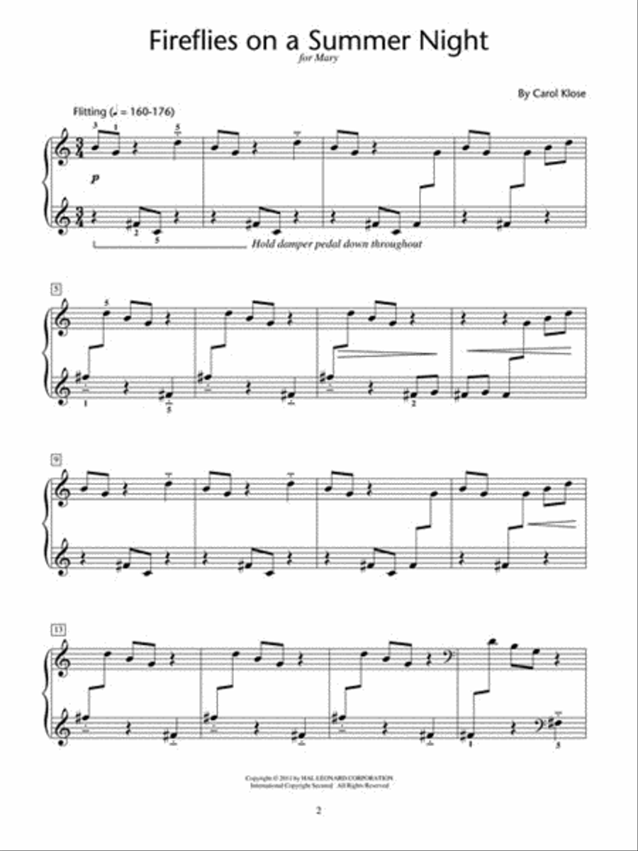 Watercolor Miniatures Piano Method scores gallery preview page 4
