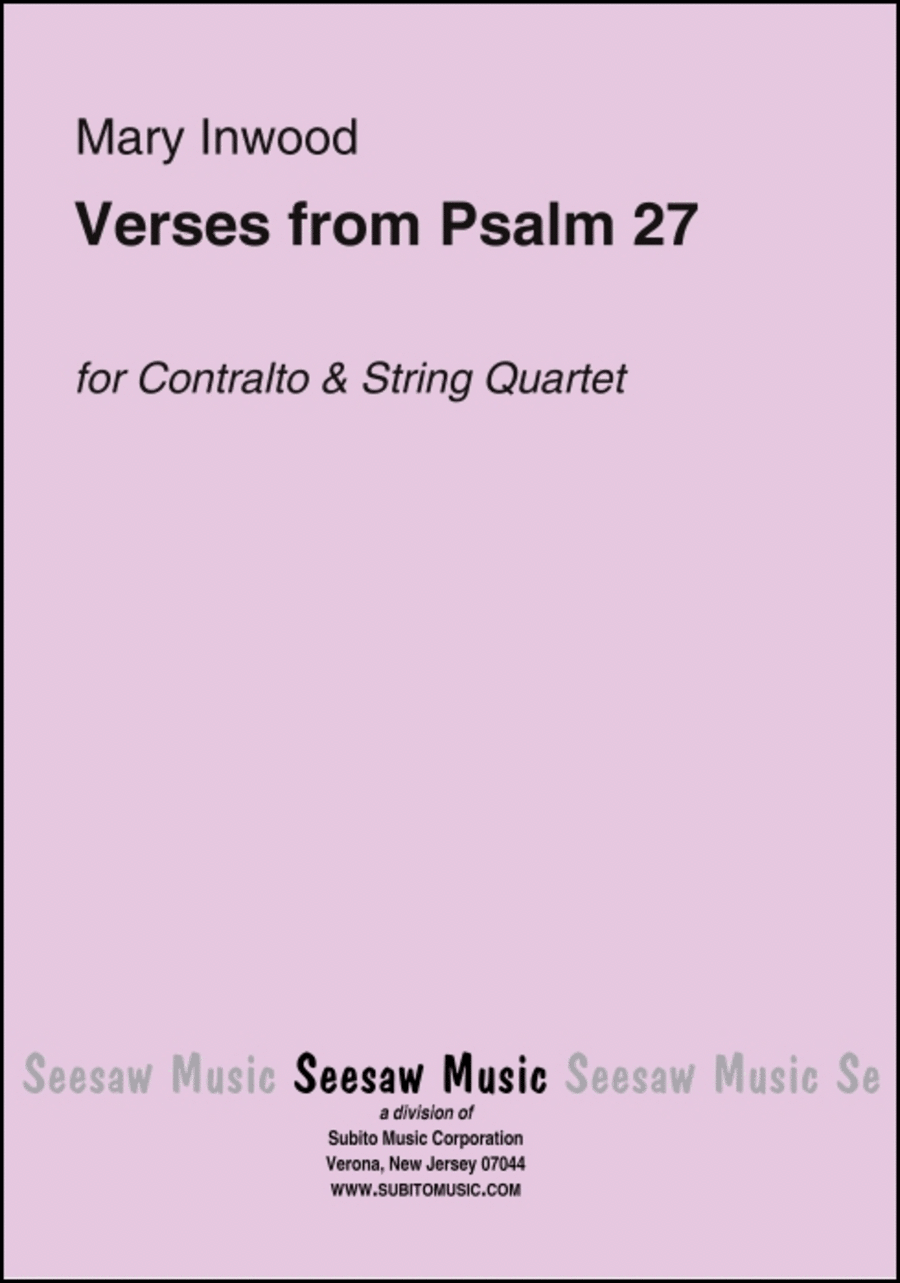 Book cover for Verses from Psalm 27