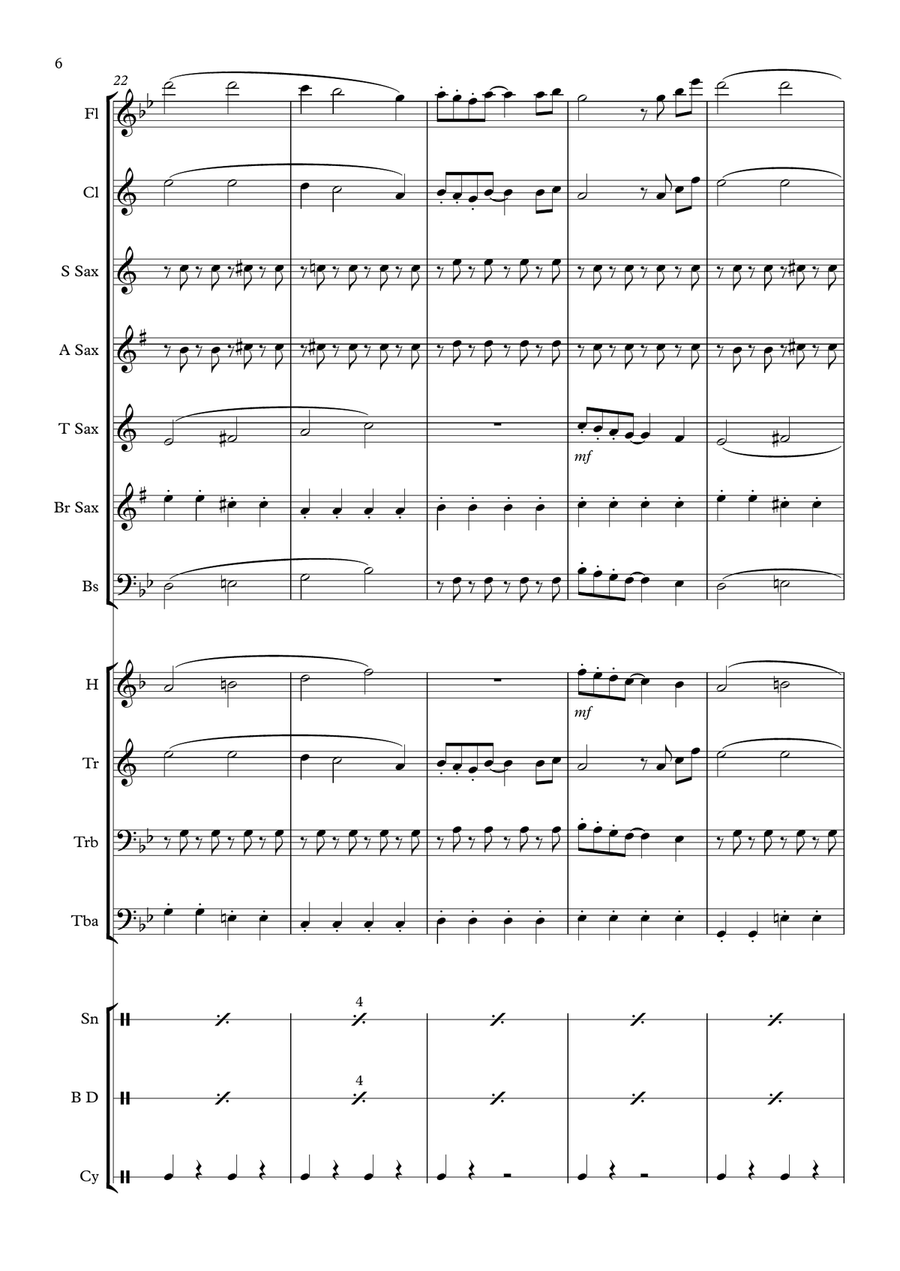 Domenica Domenica Marching Band scores gallery preview page 6
