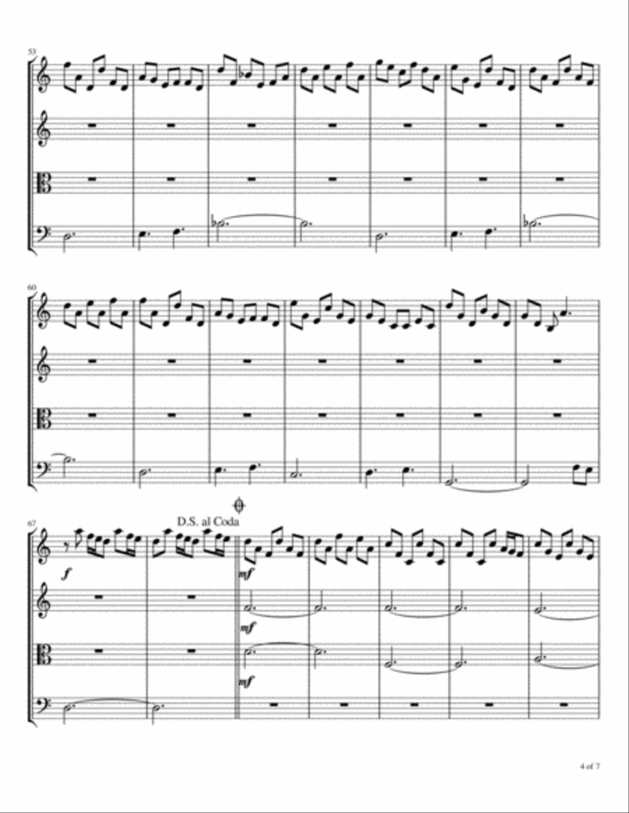 Reborn Reborn String Quartet scores gallery preview page 5