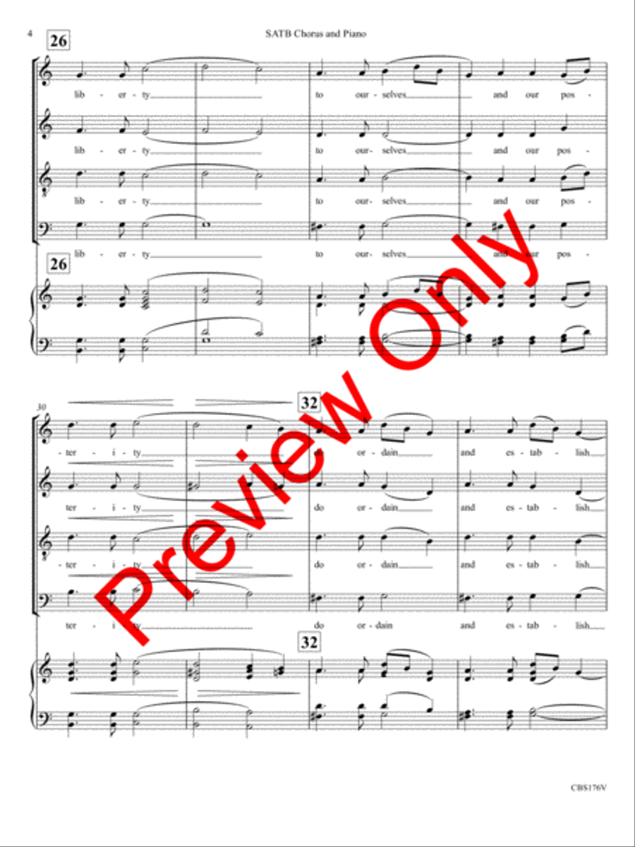 We the People of the United States 4-Part scores gallery preview page 7