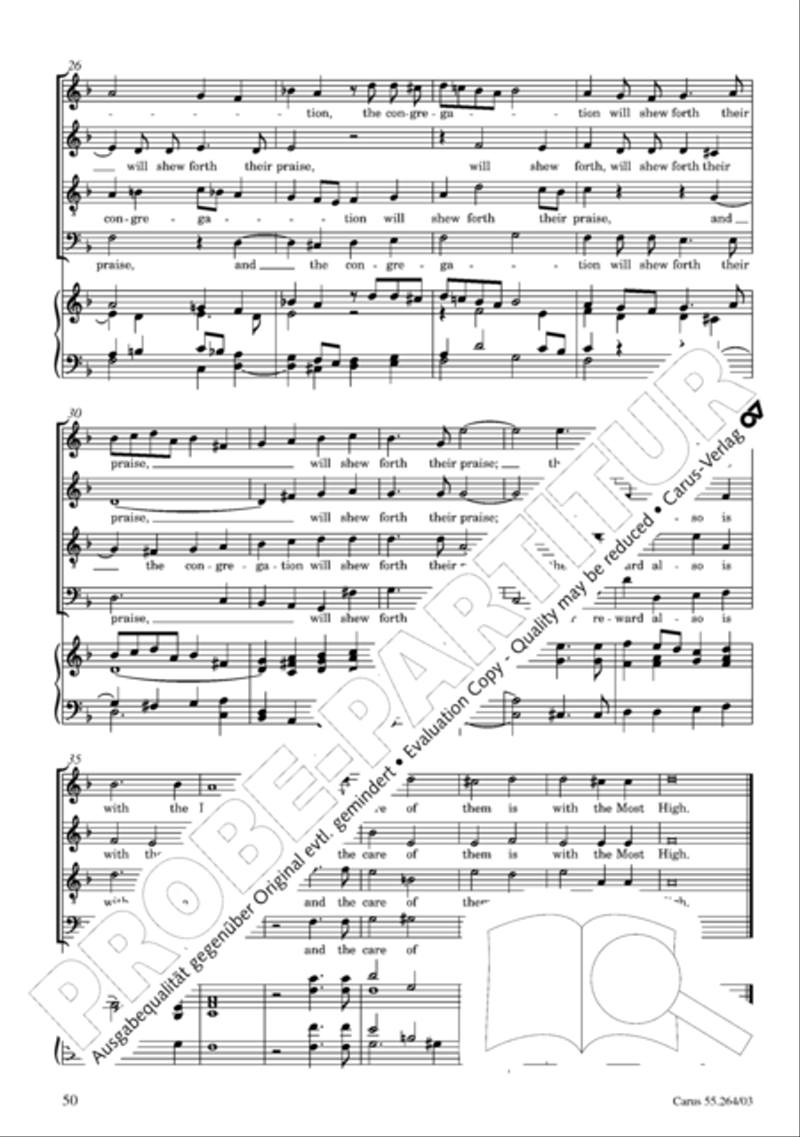 Israel in Egypt - Part I Israel in Egypt - Part I 4-Part scores gallery preview page 55