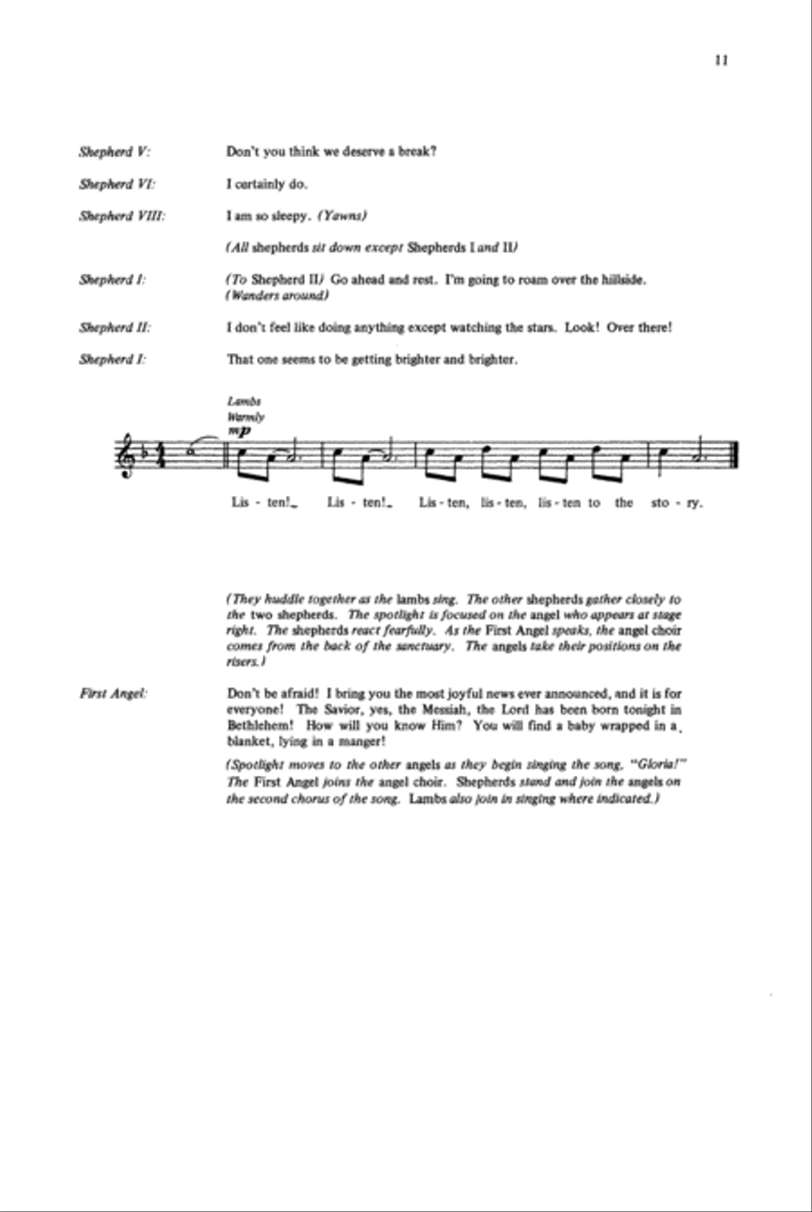 Listen to the Lambs Unison Choir scores gallery preview page 7