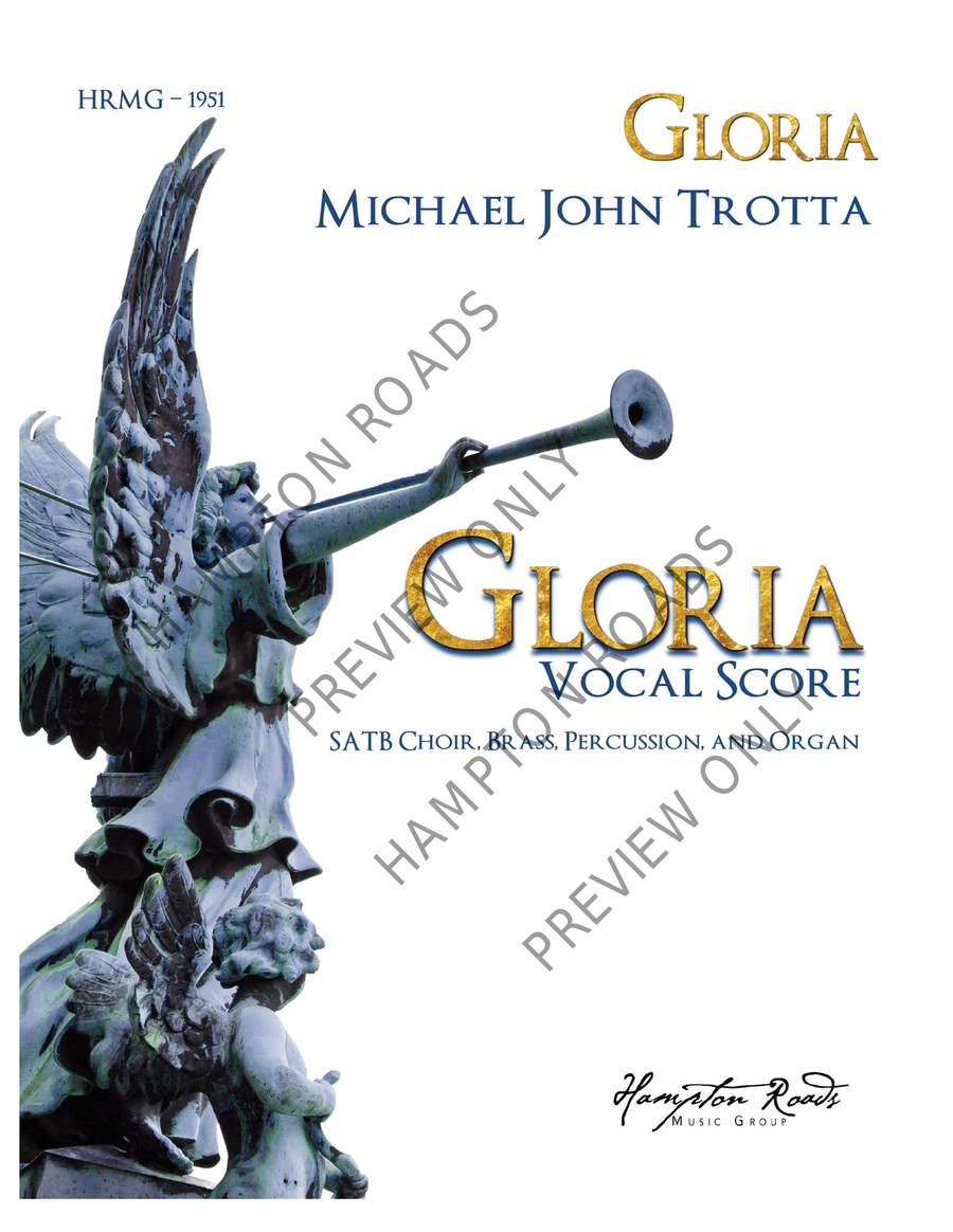 Gloria (SATB) 4-Part scores gallery preview page 2