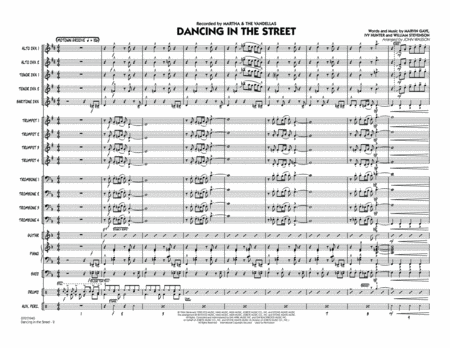 Dancing In The Street - Full Score