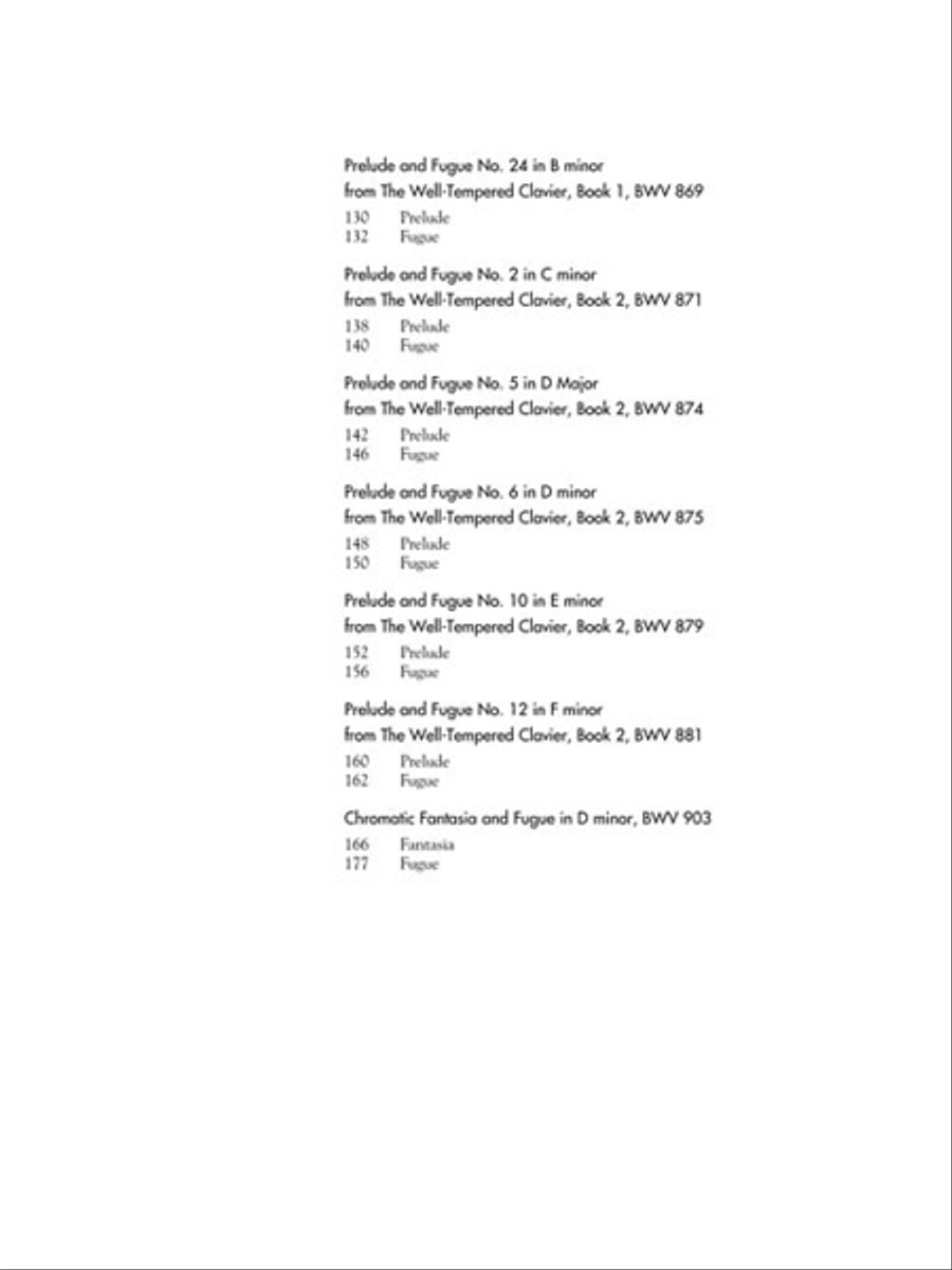 Bach Favorite Piano Works Piano scores gallery preview page 4