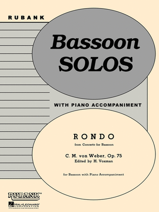 Book cover for Rondo (from Concerto for Bassoon, Op. 75)