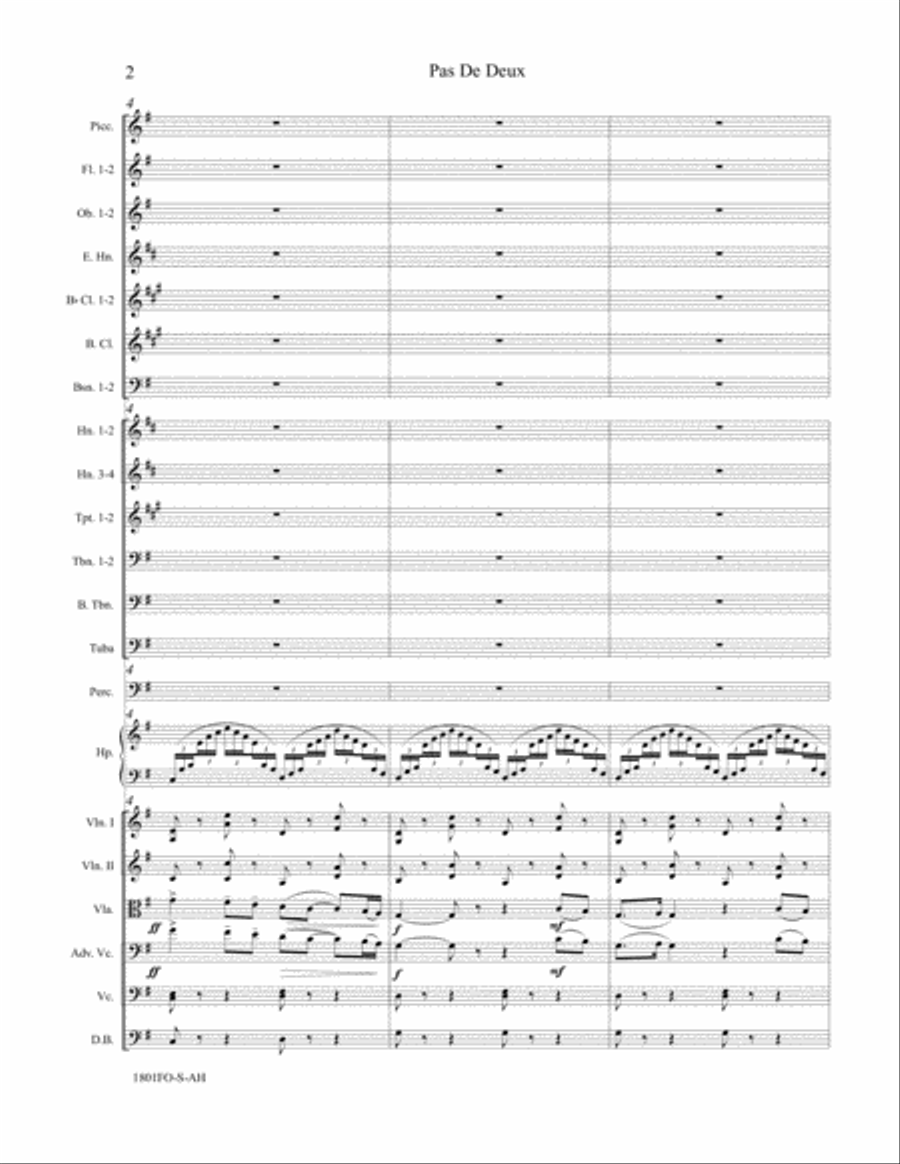 Pas de Deux from the Nutcracker Score and Parts Full Orchestra scores gallery preview page 6