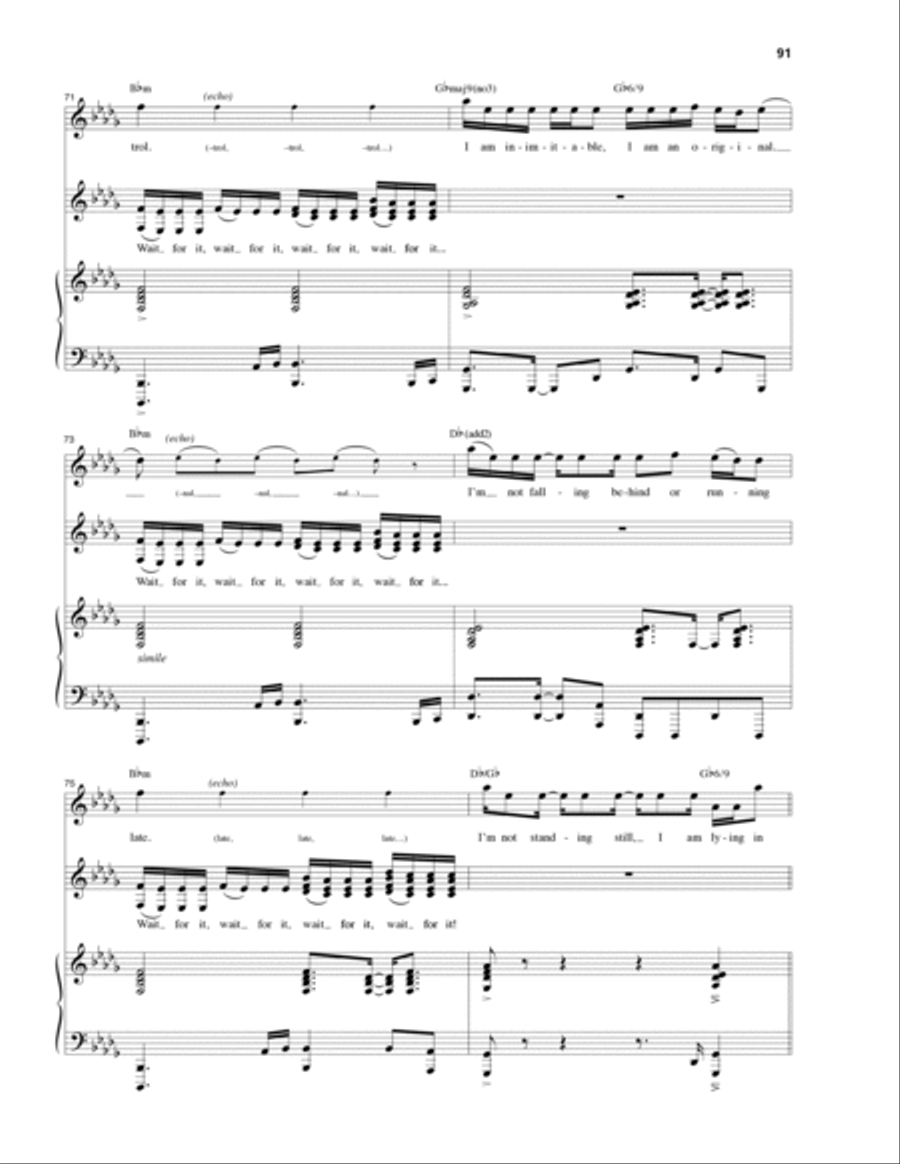 Hamilton 2021 music clearance