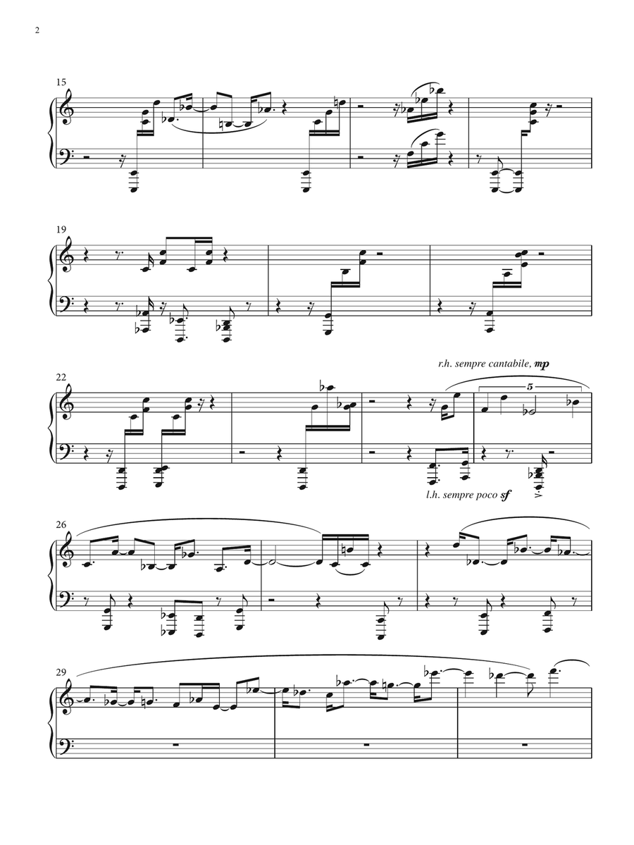 Drones And Piano Drones And Piano Piano Solo scores gallery preview page 2