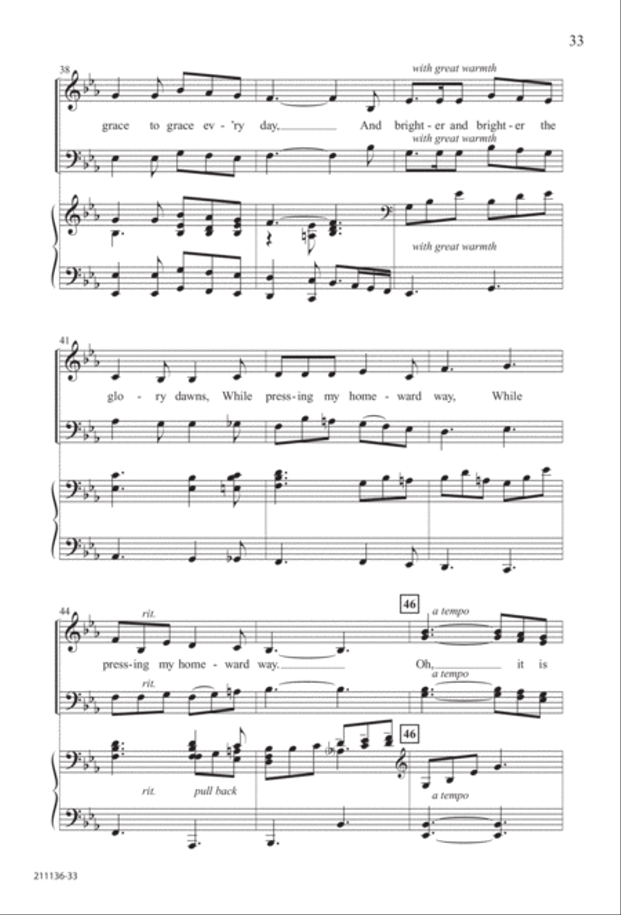 Marching to Zion Marching to Zion 4-Part scores gallery preview page 39