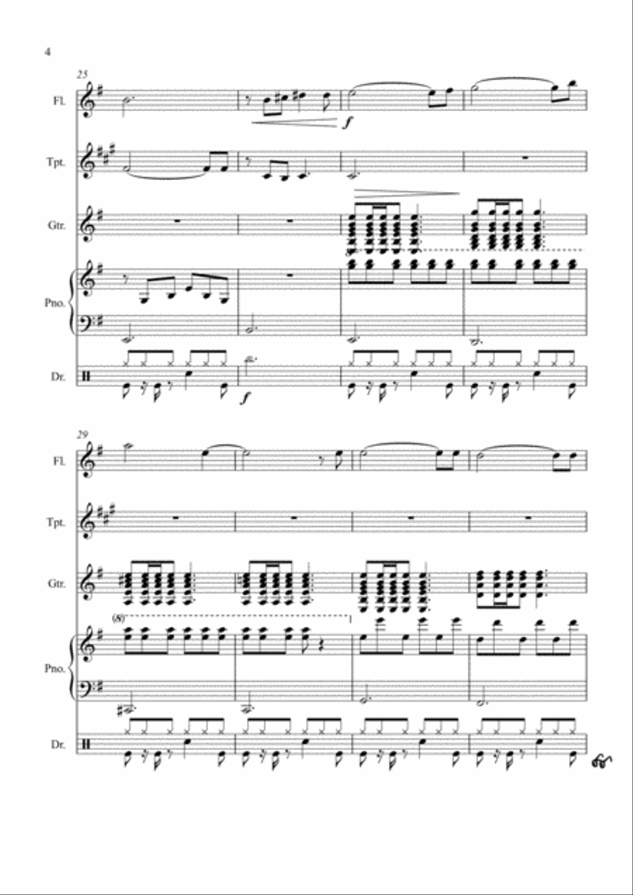 The House Of The Rising Sun Flute scores gallery preview page 4