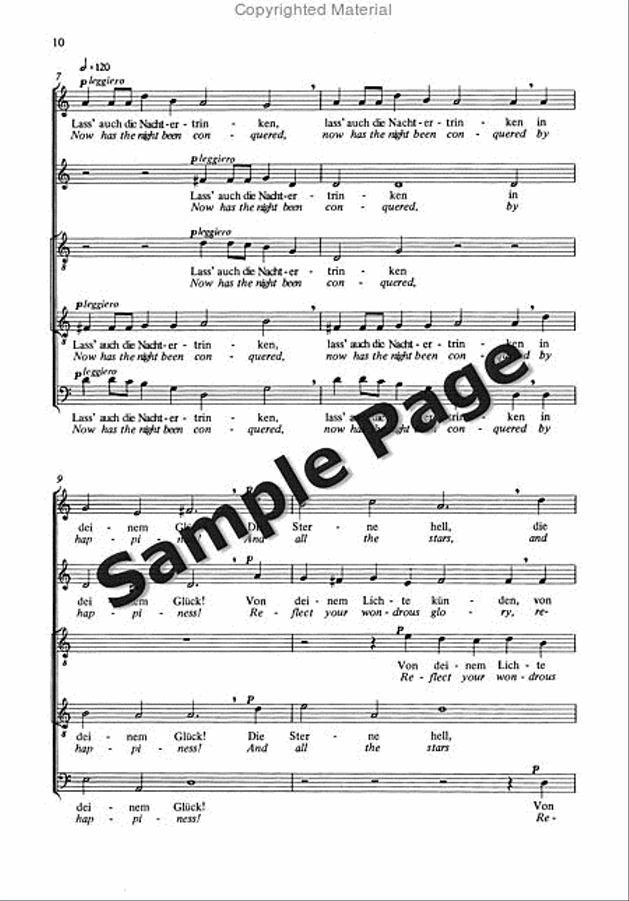 Monteverdi/orff Choere 2 Aus Orpheus Mixed Choir scores gallery preview page 11