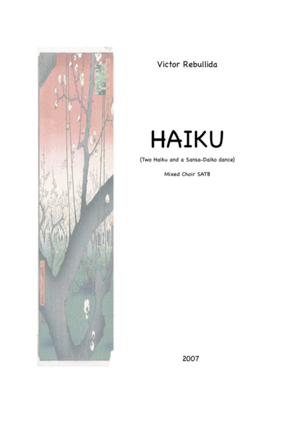Haiku 4-Part - Digital Sheet Music